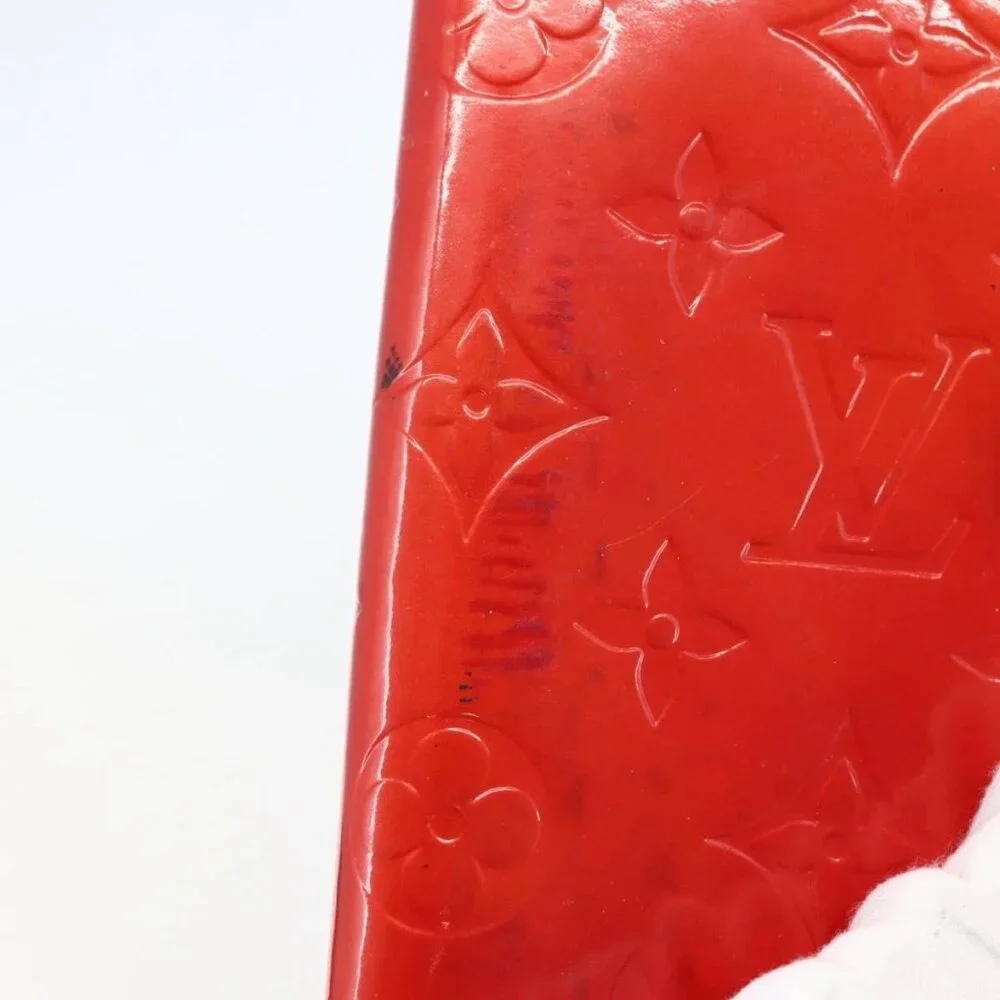 LOUIS VUITTON Monogram Vernis Agenda PM Planner Cover Rouge